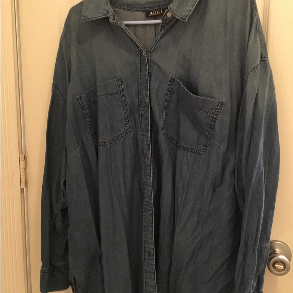 Long Denim Shirt